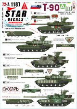 STAR DECALS[SD72-A1187]1/72 現用 ウクライナの戦争＃25 ウクライナ領内のロシア軍T-90A/T-90M主力戦車
