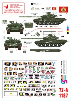 画像3: STAR DECALS[SD72-A1187]1/72 現用 ウクライナの戦争＃25 ウクライナ領内のロシア軍T-90A/T-90M主力戦車