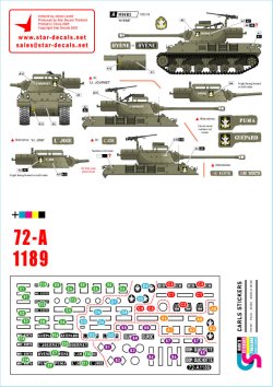 画像3: STAR DECALS[SD72-A1189]1/72 現用 フランス インドシナ戦争＃5 M8 HMC 75mm自走榴弾砲/M36B2駆逐戦車