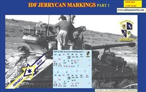 画像1: SabIngaMartin Pab.[SIM_22]IDF ジェリカンデカールセット PART.1 (1)