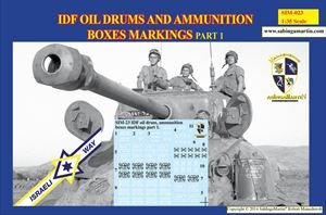 画像1: SabIngaMartin Pab.[SIM_23]IDF オイル缶/弾薬箱デカールセットPART.1 (1)