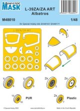 スペシャルホビー[SPH M48010]1/48 L-39ZA/ZA ART アルバトロス 塗装マスクシール (スペシャルホビー用)