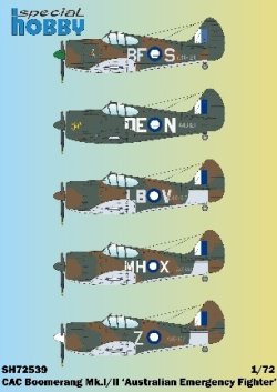 画像2: スペシャルホビー[SPHSH72539]1/72 CAC ブーメラン MK.I/II