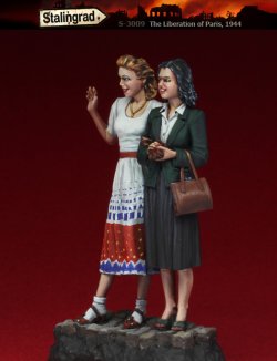画像3: スターリングラード[ST3009]1/35 WWII仏 解放を喜ぶ婦人 パリ解放1944年 2体セット