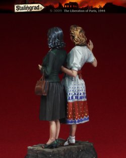 画像2: スターリングラード[ST3009]1/35 WWII仏 解放を喜ぶ婦人 パリ解放1944年 2体セット