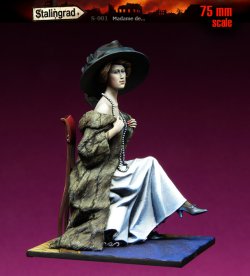 画像2: スターリングラード[ST001]75mm(1/24)オルロワ公爵夫人の肖像 ベース付