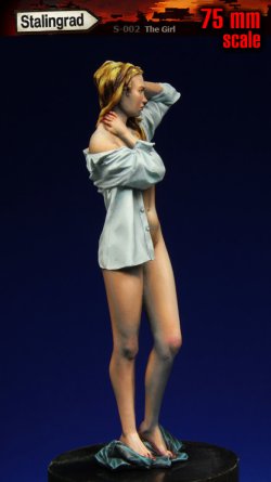画像1: スターリングラード[ST002]75mm(1/24)裸婦とシャツ 立像