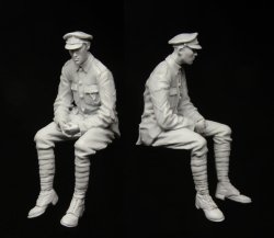 画像3: スターリングラード[ST1101]1/35WWIイギリス戦車兵(1)小休止で座る戦車兵