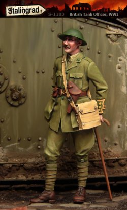 画像2: スターリングラード[ST1103]1/35WWIイギリス戦車兵(3)ポーズを取る将校