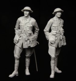 画像3: スターリングラード[ST1103]1/35WWIイギリス戦車兵(3)ポーズを取る将校