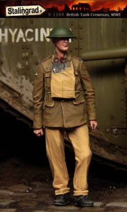 画像2: スターリングラード[ST1104]1/35WWIイギリス戦車兵(4)ガスマスク装備の戦車兵