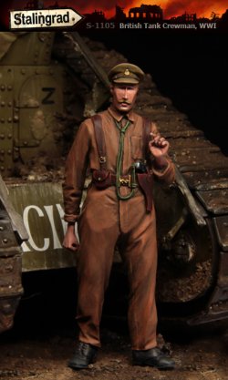 画像2: スターリングラード[ST1105]1/35WWIイギリス戦車兵(5)ツナギ服を着た戦車兵