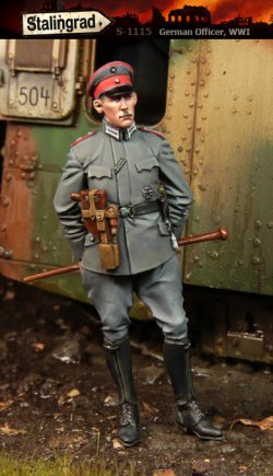 画像2: スターリングラード[ST1115]1/35WWIドイツ戦車兵(5)モーゼルを持つ将校
