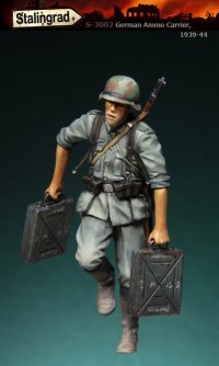 スターリングラード[ST3002]1/35ドイツ陸軍 迫撃砲弾砲弾を運ぶ兵士