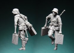 画像3: スターリングラード[ST3002]1/35ドイツ陸軍 迫撃砲弾砲弾を運ぶ兵士