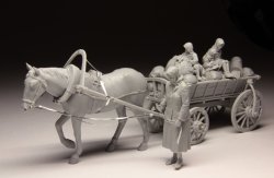 画像3: スターリングラード[ST3011]1/35馬車と難民となったロシア人農婦(小人2体付)