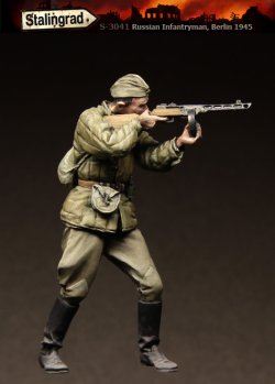 画像2: スターリングラード[ST3041]1/35ロシア兵ベルリン1945(1)PPSh-41を構える赤軍兵士