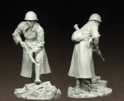 画像4: スターリングラード[ST3049]1/35ロシア兵ベルリン1945(9)索敵中の赤軍兵士
