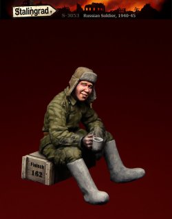 画像1: スターリングラード[ST3053]1/35ロシア赤軍41〜43年冬(3)暖かい飲物と赤軍兵
