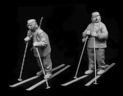 画像4: スターリングラード[ST3058]1/35ロシア赤軍 偵察中の赤軍スキー部隊(2体入)