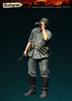 画像1: スターリングラード[ST3064]1/35ドイツ歩兵1939〜43(4)双眼鏡を使う下士官