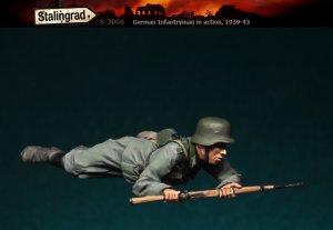 画像1: スターリングラード[ST3066]1/35ドイツ歩兵1939〜43(6)匍匐前進 (1)