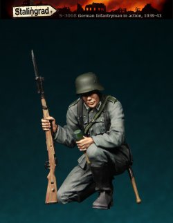 画像1: スターリングラード[ST3068]1/35ドイツ歩兵1939〜43(8)手榴弾を構える兵