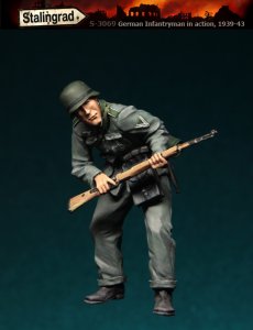 画像1: スターリングラード[ST3069]1/35ドイツ歩兵1939〜43(9)様子を伺う兵 (1)