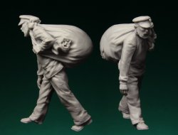 画像3: スターリングラード[ST3073]1/35ロシア難民1941〜45(3)荷を背負う男性