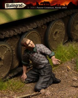 画像1: スターリングラード[ST3081]1/35ドイツ戦車兵クルクス1943(1)工具をくれ