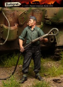 画像1: スターリングラード[ST3085]1/35ドイツ戦車兵クルクス1943(5)牽引ワイヤーを持つ (1)