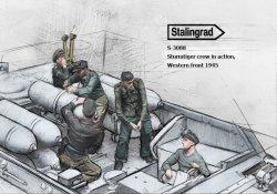 画像4: スターリングラード[ST3088]1/35シュトゥルムタイガー乗員配置セット(5体入)