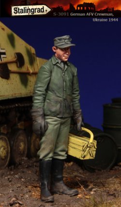 画像1: スターリングラード[ST3091]1/35ドイツ装甲車搭乗員ウクライナ1943(1)工具箱を持つ兵