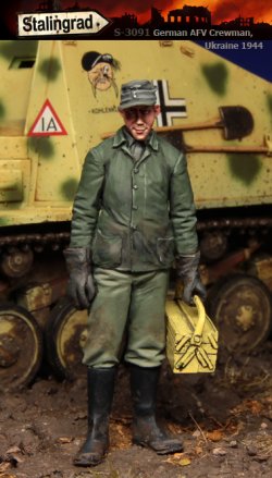 画像2: スターリングラード[ST3091]1/35ドイツ装甲車搭乗員ウクライナ1943(1)工具箱を持つ兵