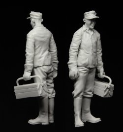 画像4: スターリングラード[ST3091]1/35ドイツ装甲車搭乗員ウクライナ1943(1)工具箱を持つ兵