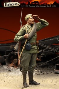 画像1: スターリングラード[ST3102]1/35ロシア兵クルスク1943(2)様子を伺う歩兵 (1)