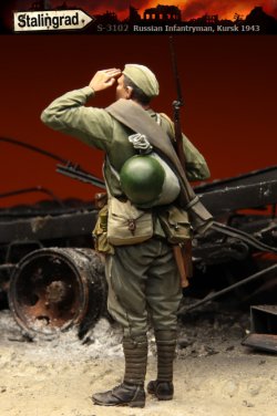 画像2: スターリングラード[ST3102]1/35ロシア兵クルスク1943(2)様子を伺う歩兵