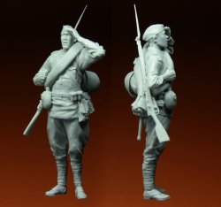 画像3: スターリングラード[ST3102]1/35ロシア兵クルスク1943(2)様子を伺う歩兵