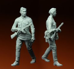 画像3: スターリングラード[ST3104]1/35ロシア兵クルスク1943(4)兵を統率する士官
