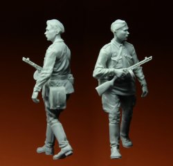 画像4: スターリングラード[ST3104]1/35ロシア兵クルスク1943(4)兵を統率する士官