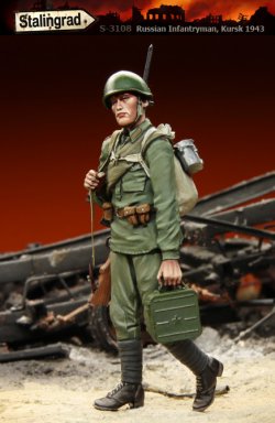 画像2: スターリングラード[ST3108]1/35ロシア兵クルスク1943(8)弾薬箱を持つ兵士