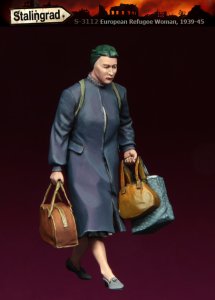 画像1: スターリングラード[ST3112]1/35ヨーロッパの難民1939〜45(2)逃避する女性 (1)