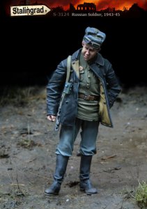 画像1: スターリングラード[ST3124]1/35戦闘後の検分1945(4)敵兵の家族を見詰めるロシア兵 (1)