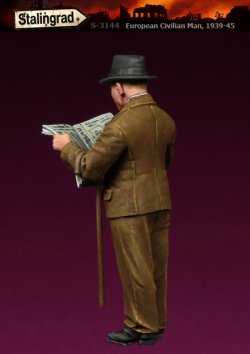 画像2: スターリングラード[ST3144]1/35欧州の市民1939〜45(4)新聞を読む紳士