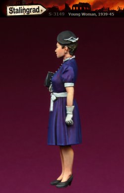画像2: スターリングラード[ST3149]1/35欧州の市民1939〜45(9)正装した若い婦人