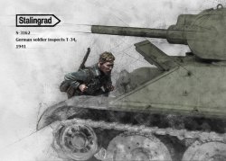 画像3: スターリングラード[ST3162]1/35T-34を検分する独兵1941(2)操縦室を覗く兵