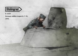 画像3: スターリングラード[ST3164]1/35T-34を検分する独兵1941(4)砲塔内を覗く兵
