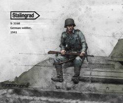画像1: スターリングラード[ST3168]1/35待機する独兵1941(3)車体の隅に座る兵