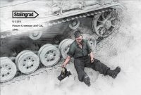 スターリングラード[ST3174]1/35休息する独機甲師団1941(4)仔猫と戯れる戦車兵