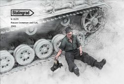 画像1: スターリングラード[ST3174]1/35休息する独機甲師団1941(4)仔猫と戯れる戦車兵